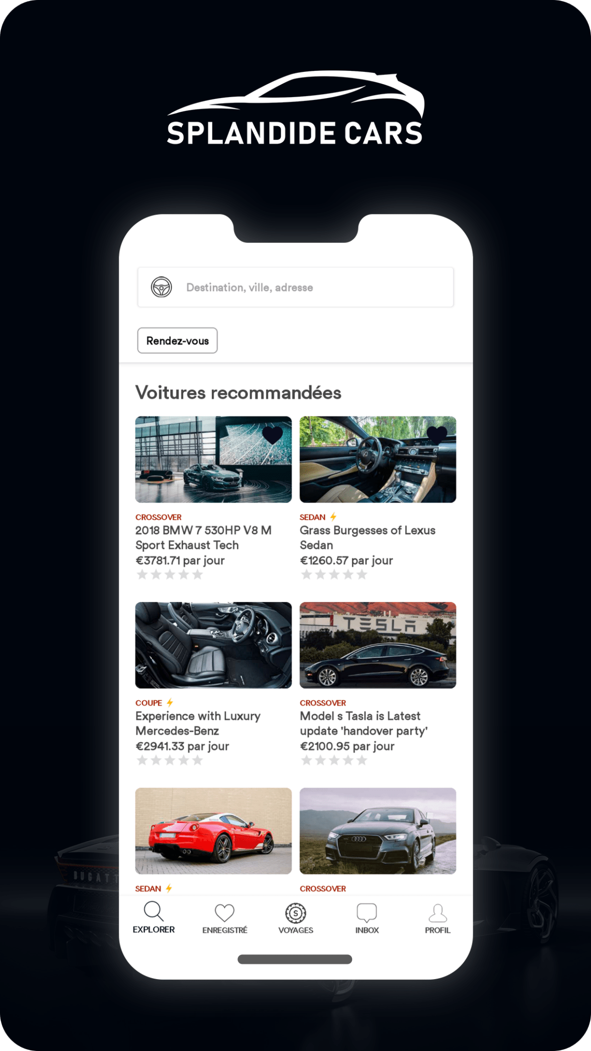 Splandidecars.com : site de location Voiture
