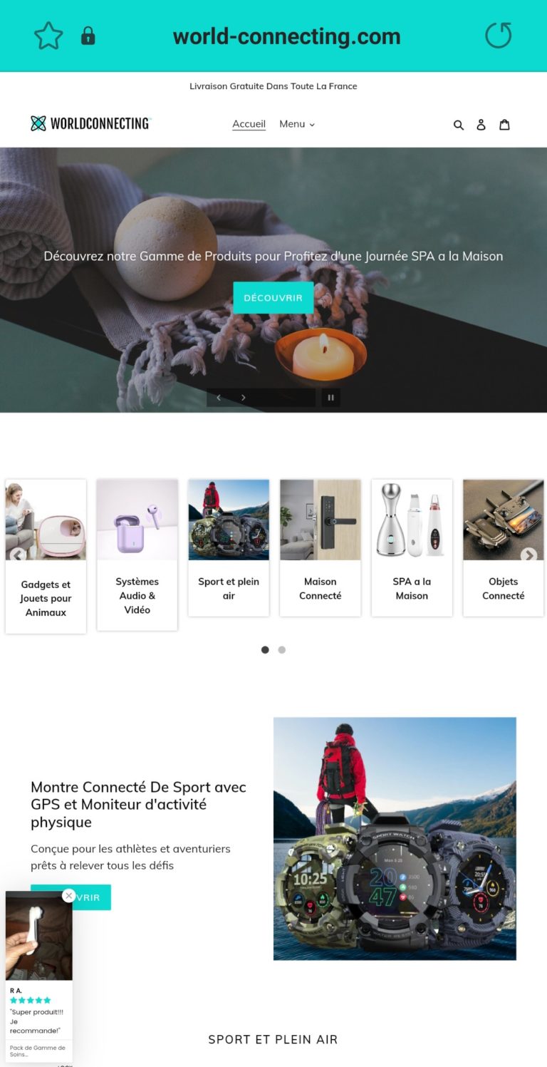 world-connecting.com boutique dropshipping