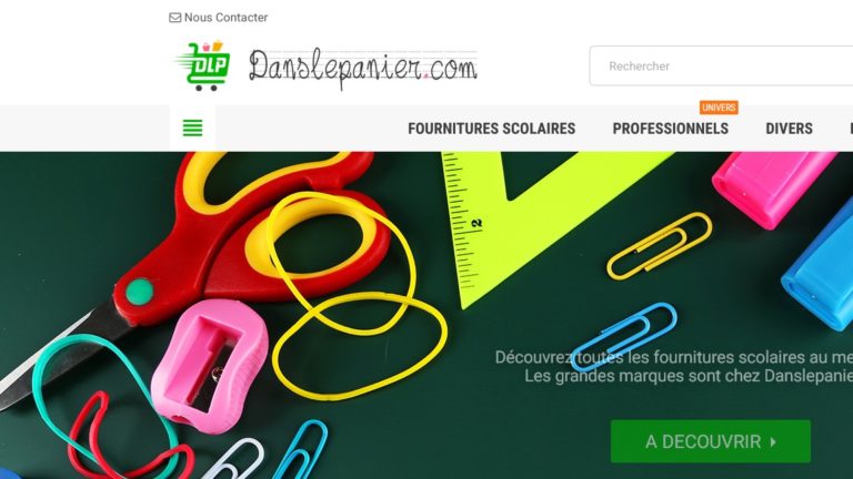 Danslepanier.com : site de vente de fournitures scolaires et de fournitures de bureau