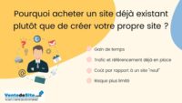 Pourquoi acheter un site déjà existant plutôt que de créer votre propre site ?
