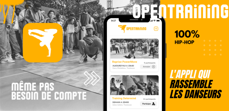 Open-training.fr - Appli entrainement danseurs