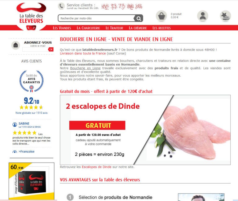 Latabledeseleveurs.fr - La Table des Eleveurs