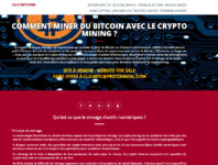 Clic4bitcoin.com - Spécialisé dans les cryptomonnaies vente du nom de domaine + site web