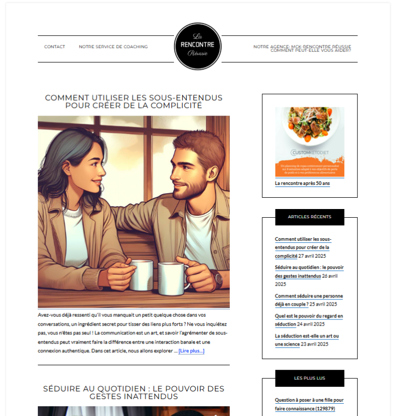 Rencontre-Reussie.fr - Site sur la rencontre