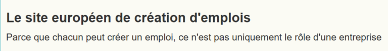 *****.eu - 1er site européen de création d'emplois