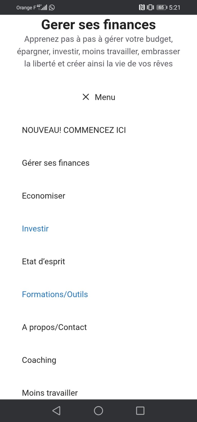 Gerer-Ses-Finances-Pour-Changer-Sa-Vie.fr - Site de gestion financière, investissement, argent, immobilier