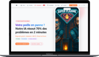 Super-Flamme.fr - Site vitrine avec IA pour installateur de poêles à granulés