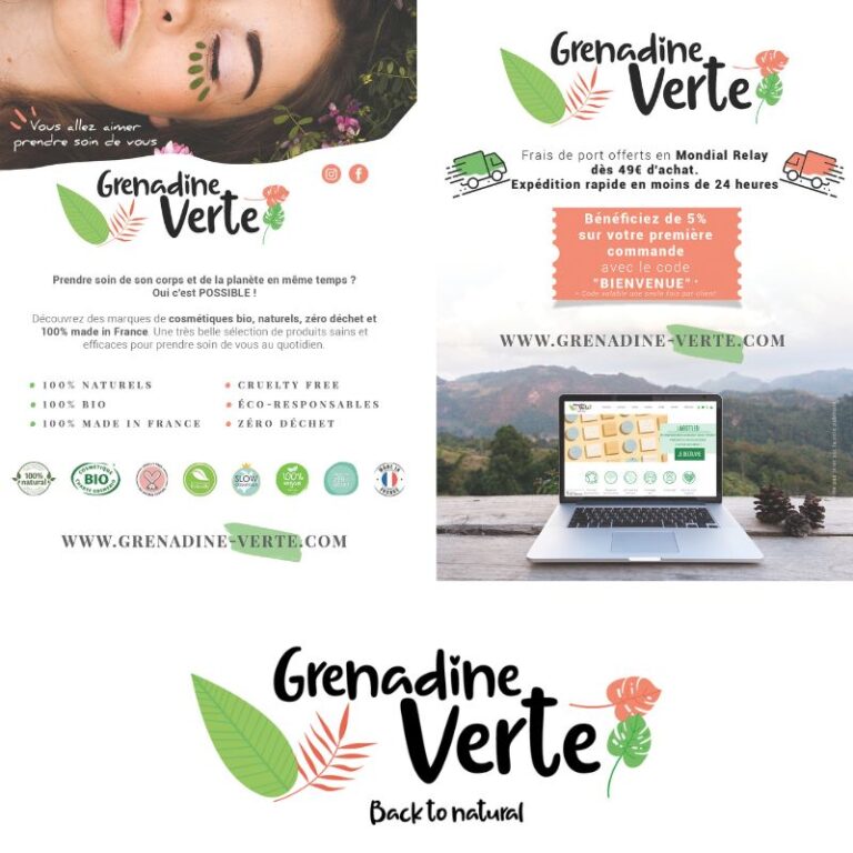 Grenadine-Verte.com - Site e-commerce de cosmétiques bio et naturel Français