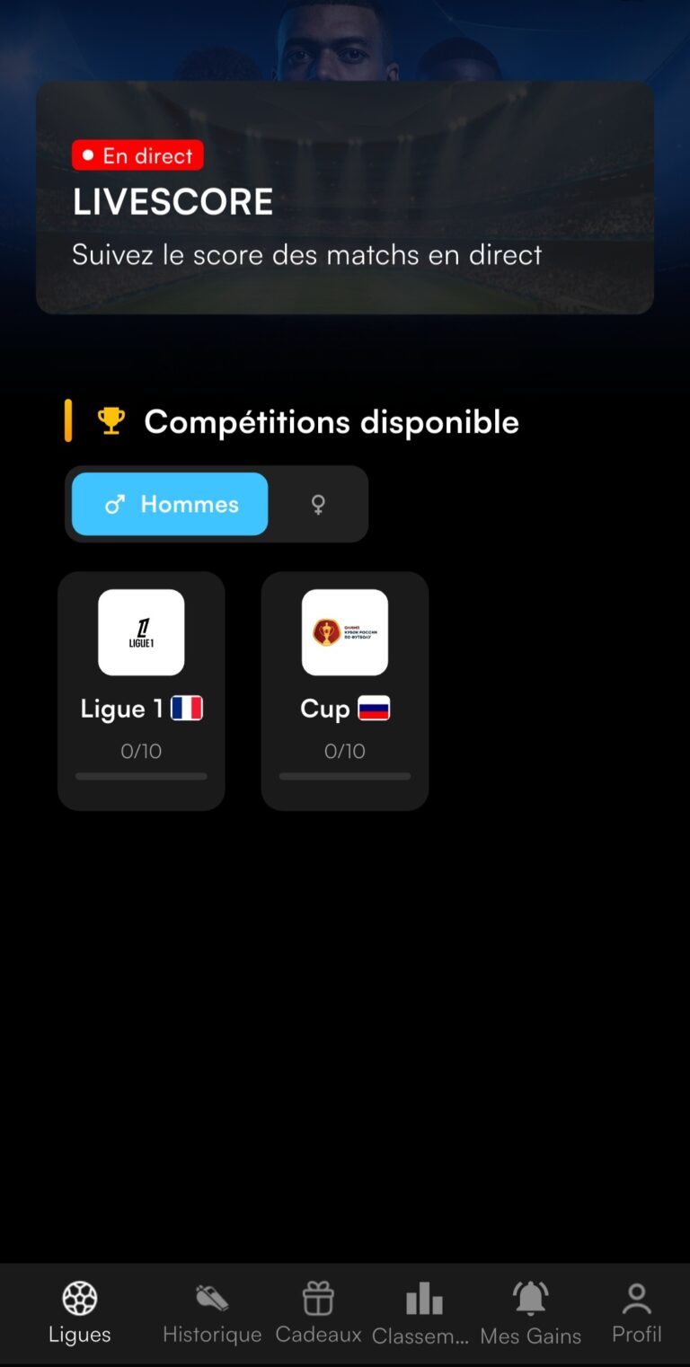 Pronox - App de pronos communautaire 100% gratuits