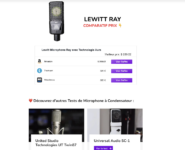 Vend site blog d’affiliation rentable – Niche Audio / Microphone – SEO établi