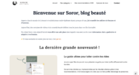 Soror.io - Beautés - Site d'affiliation à relancer