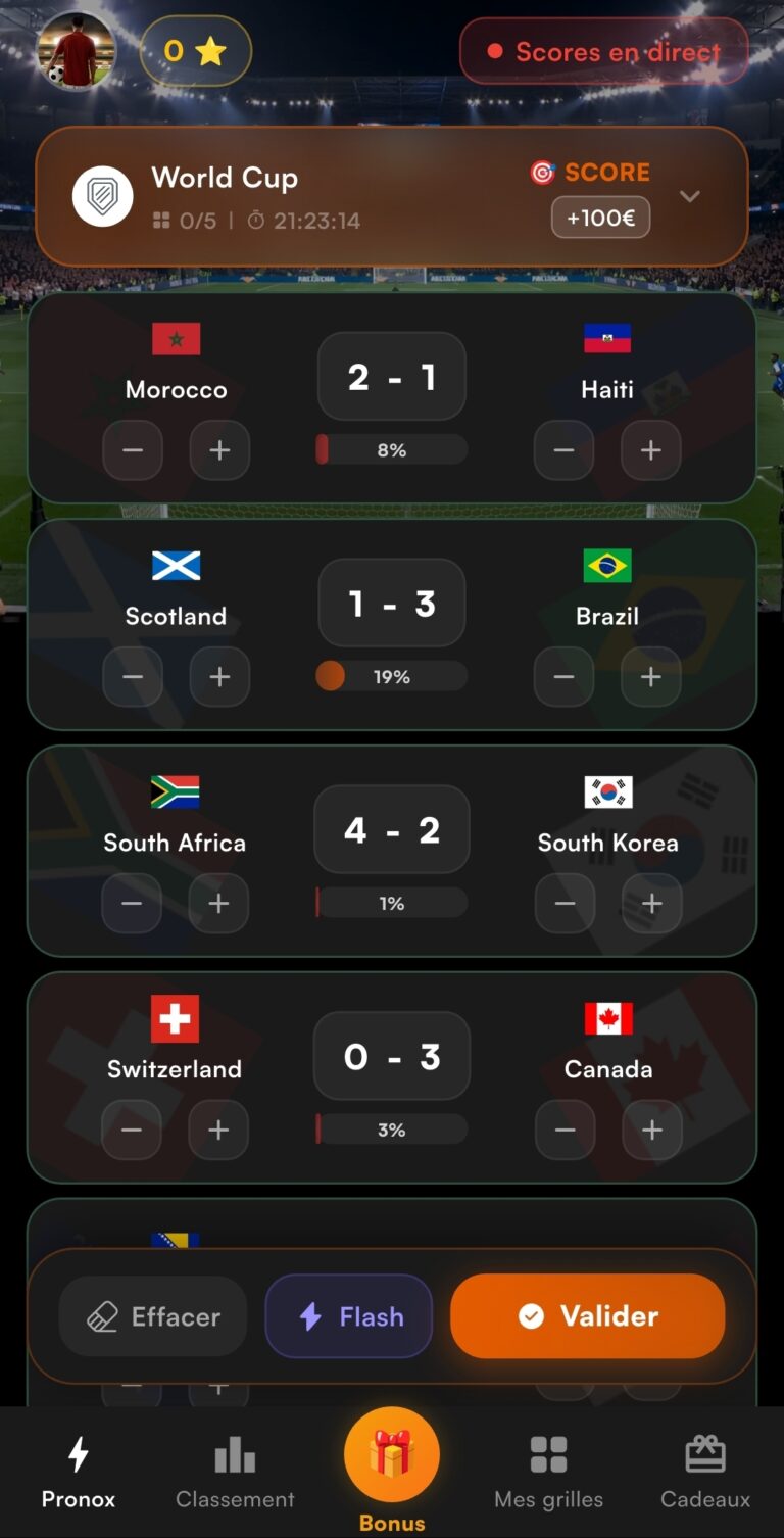 Pronox - App de pronos communautaire 100% gratuits