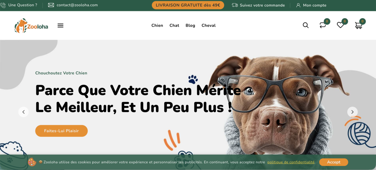 Zooloha.com - Boutique dropshipping - animalerie en ligne