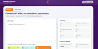 ComptageDeMots.com - Compteur de mots en ligne - 750 visites/mois