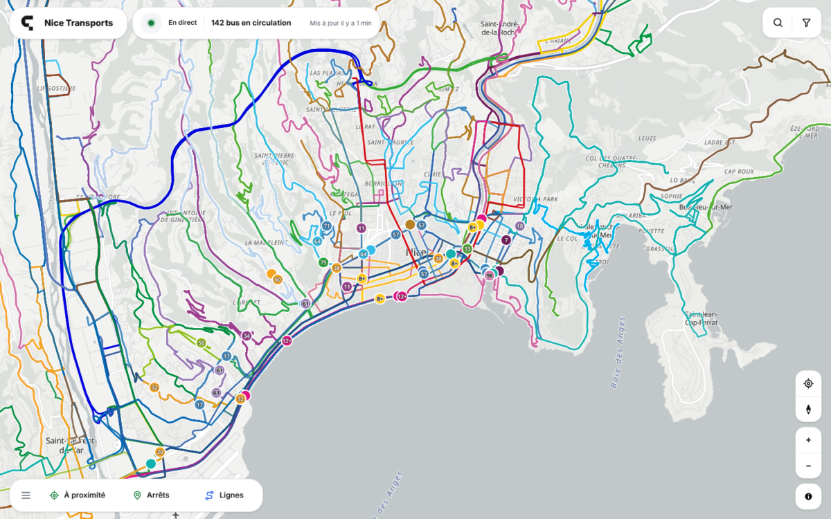 Nice-Transports.fr - Horaires bus et tram de Nice en temps réel - 17 000 visites/mois