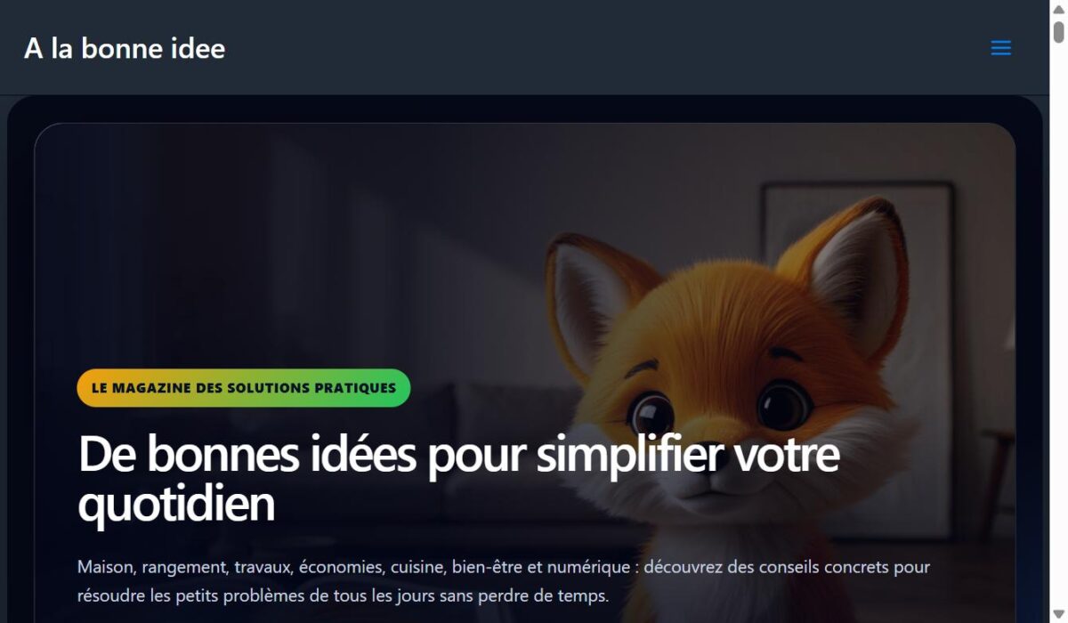 A-La-Bonne-Idee.fr — Site de contenu généraliste — profil SEO établi