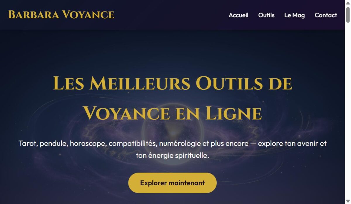 Barbara-Voyance.fr - Site de contenu Voyance / Esoterisme - profil SEO etabli