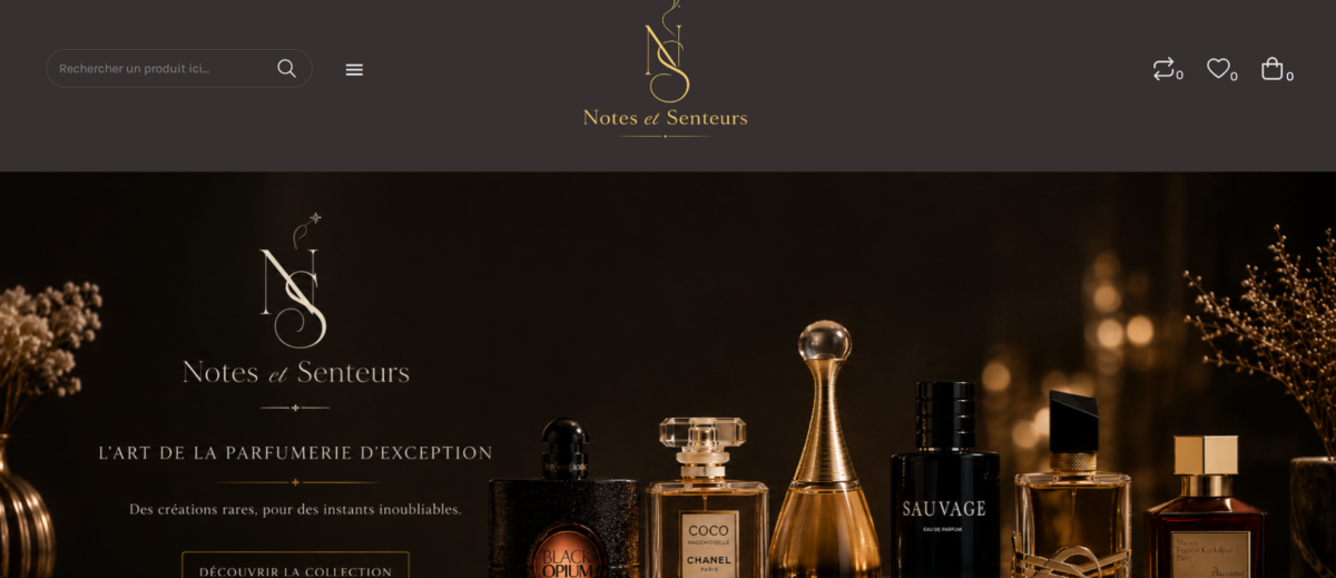 NotesEtSenteurs.fr – Site e-commerce Parfums &Maquillage en dropshipping